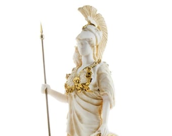Athena, Owl, Medusa, Shield, Goddess of wisdom, Minerva, handicraft, Greek Mythology 27cm