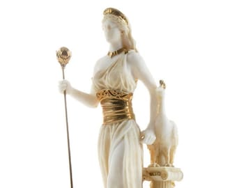 Hera, Goddess of marriage, women, childbirth and family,Alabaster,Greek Mythology