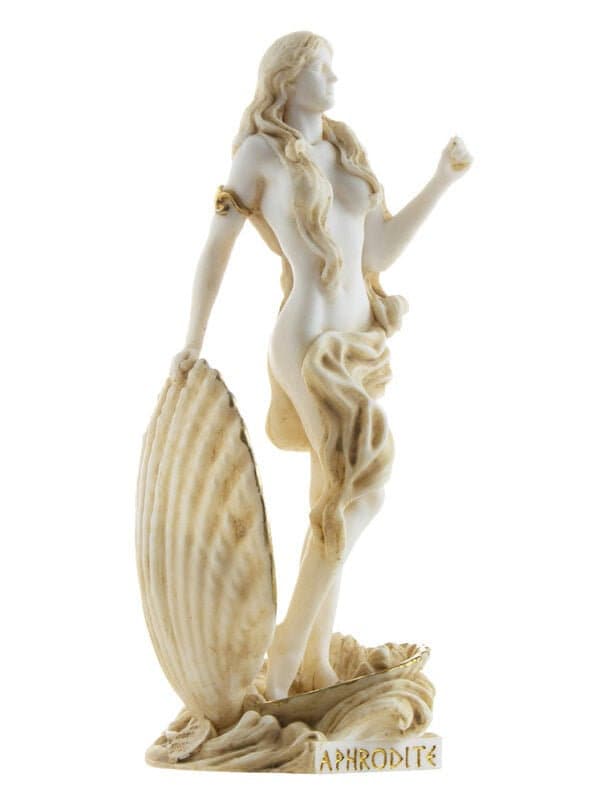 Aphrodite, Venus, Rising Venus, Zeus Daughter Greek Goddess Alabaster Greek Mythology