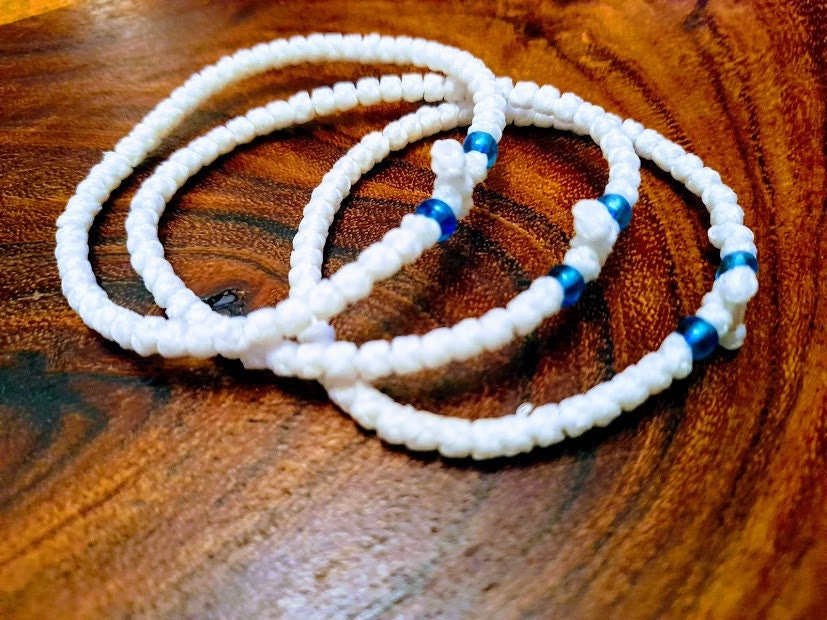 Griechisch-orthodoxes Gebetsarmband - Handgewebtes Kreuz-Armband Verstellbar