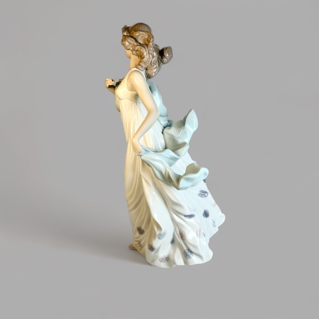 Lladro as Is Porcelain Summer Serenade Large Vintage Figurine Etsy