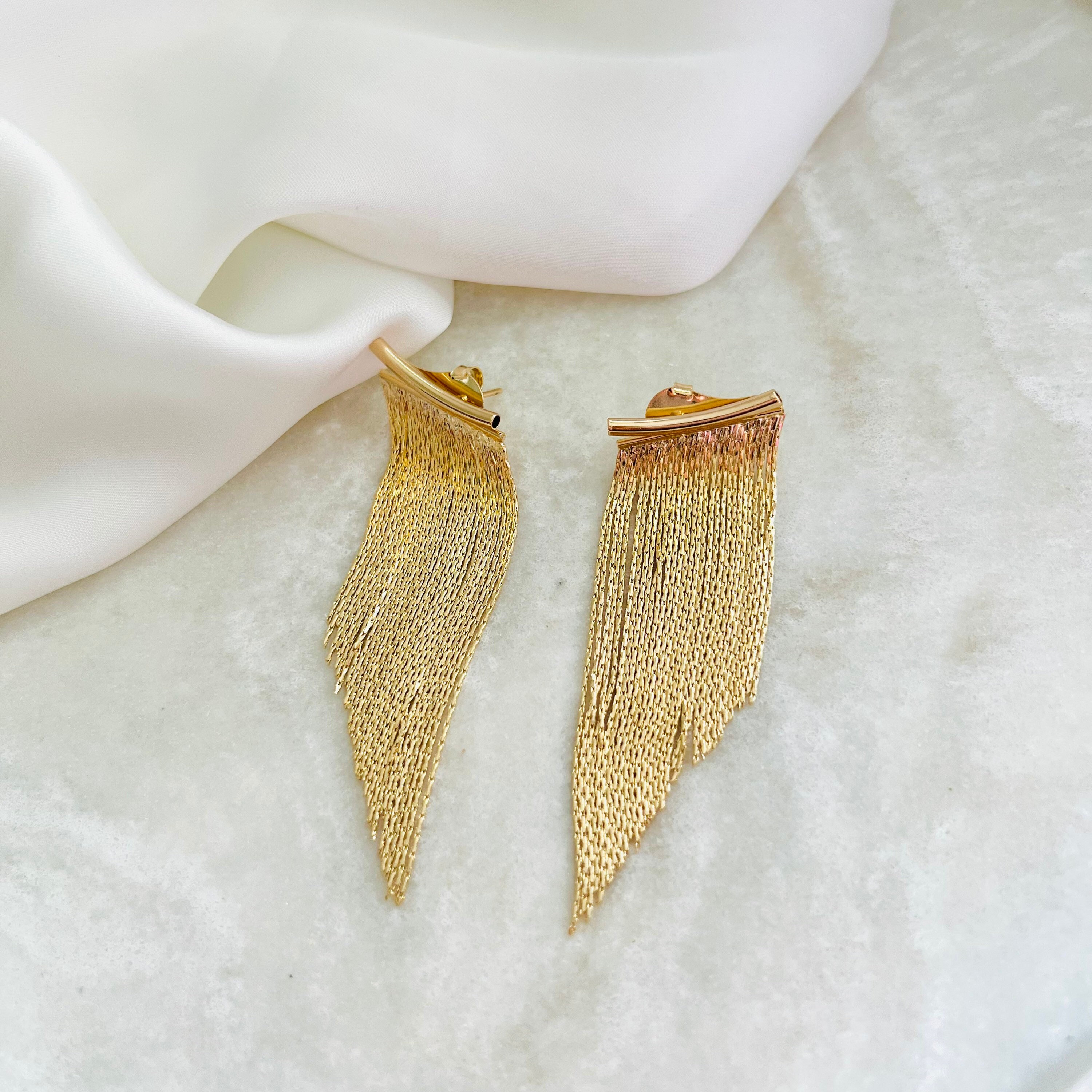 有村竜太朗“hakusei”tiger claw fringe earrings 受注販売＞“hakusei” tiger claw fringe earrings | th