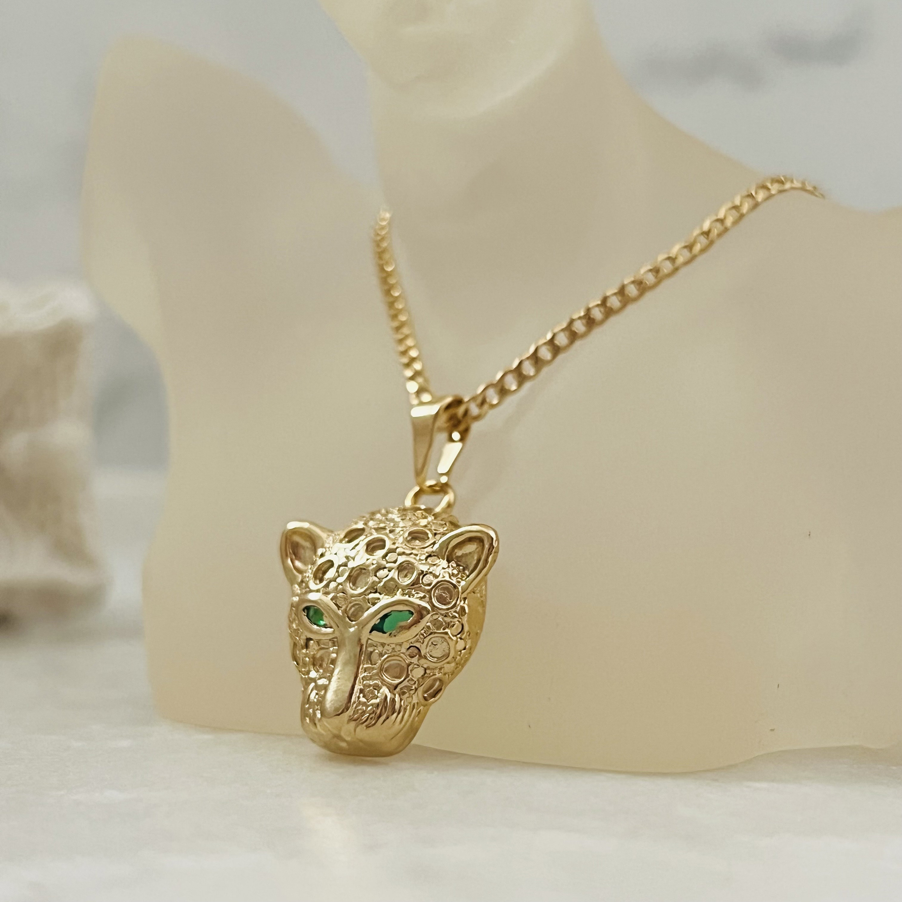 Gold Panther Necklace, Men