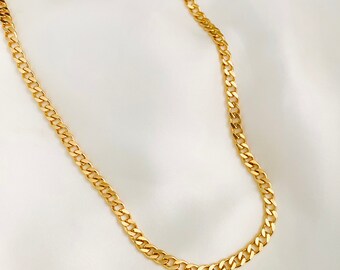 Cadena Cubana Semigruesa Oro Laminado 18k | Cuotas Sin Interés - Foto 2