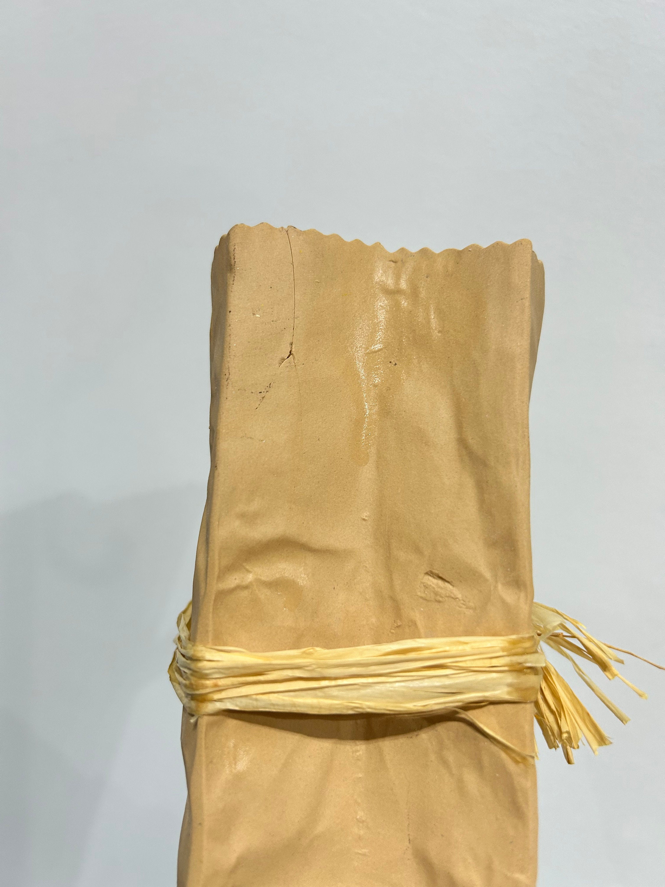 Michael Harvey Kraft Paper Bag Ceramic Vase Vintage - Etsy Canada