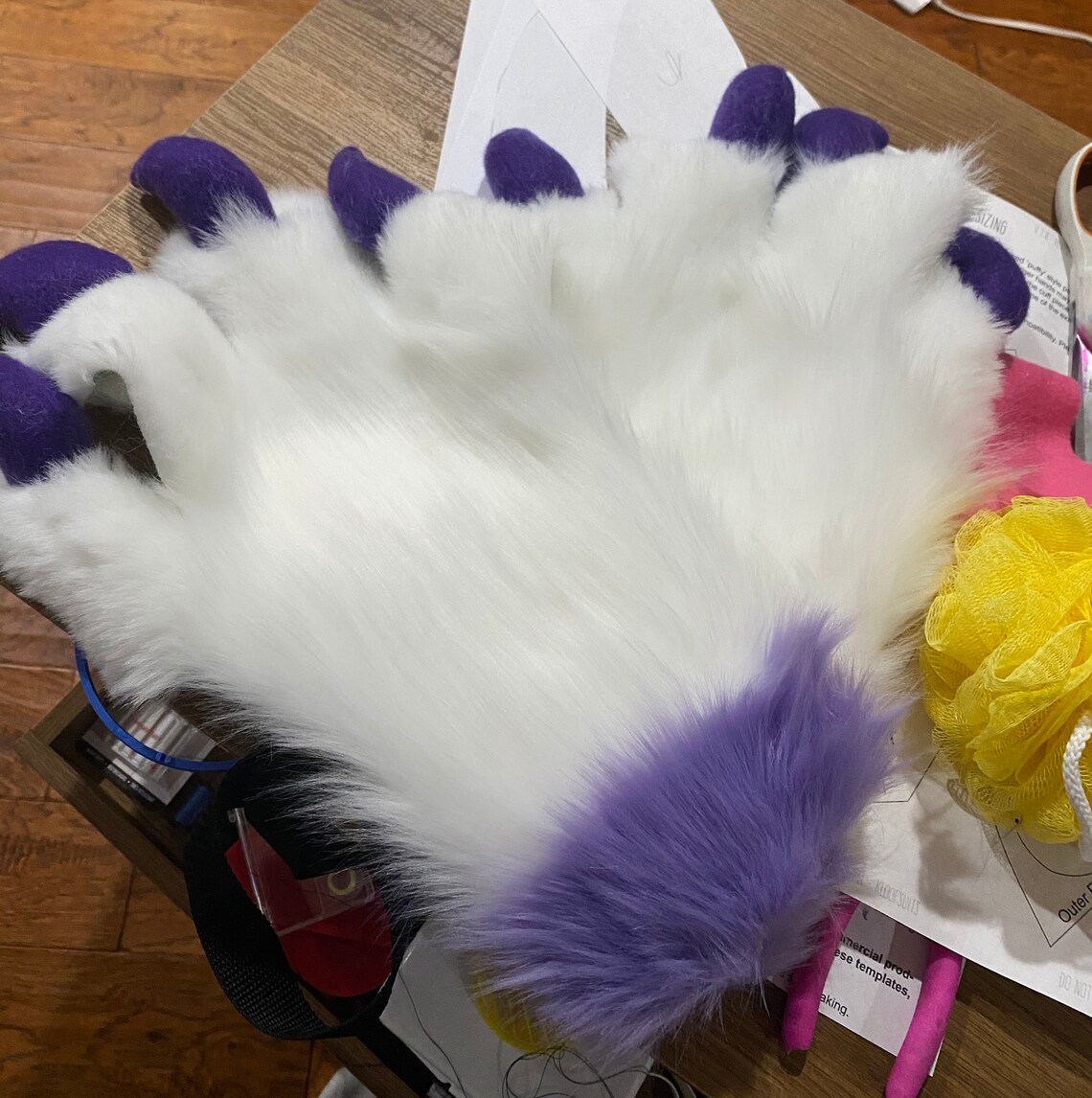 CUSTOM PAW COMMISSION made with kloofsuits paw pattern Etsy