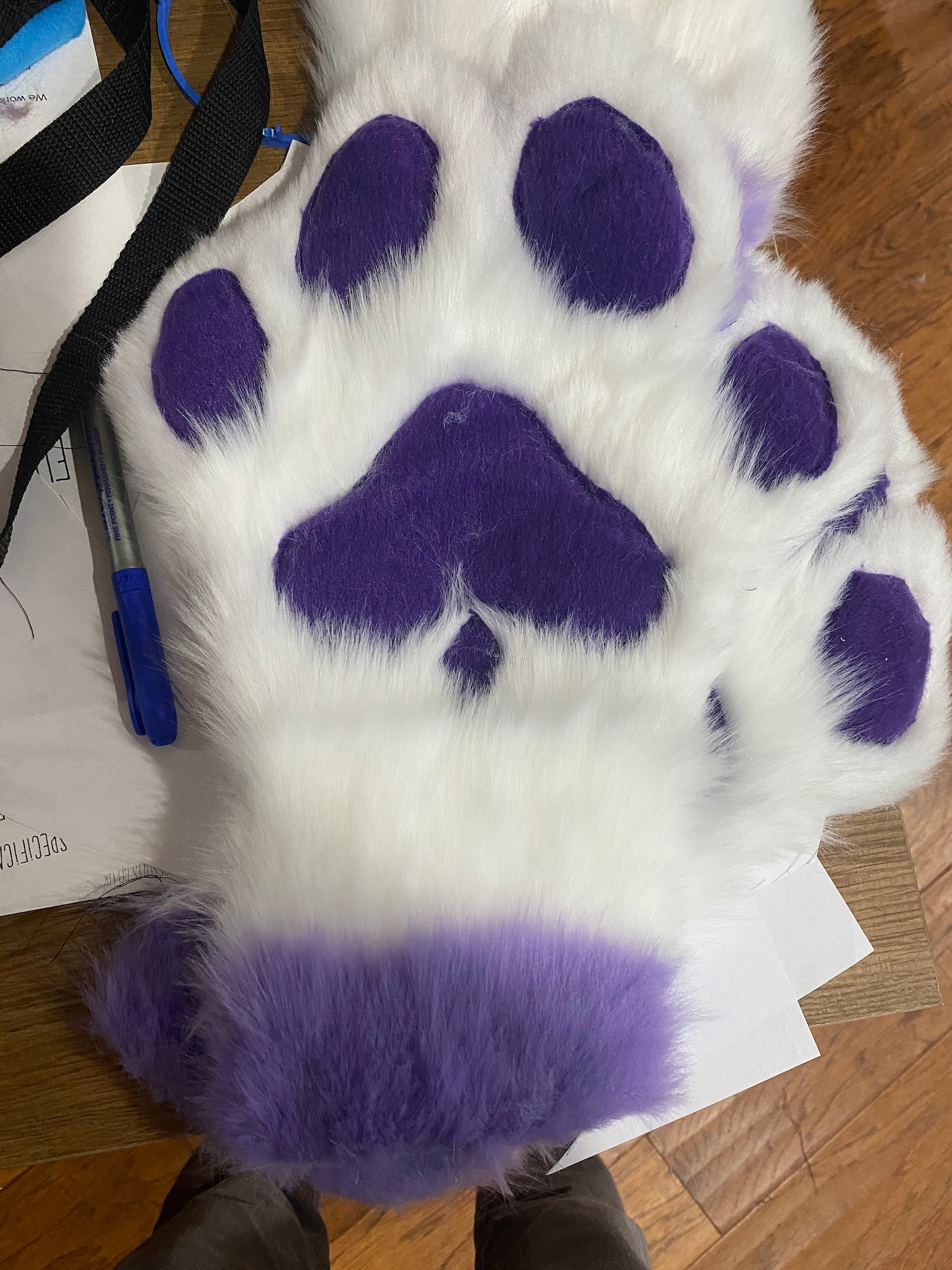 CUSTOM PAW COMMISSION made with kloofsuits paw pattern Etsy