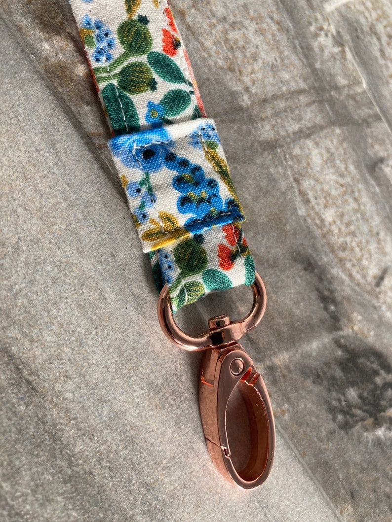 Rifle Paper Lanyard // Rifle Paper Co Badge Holder // Floral Teacher ID
