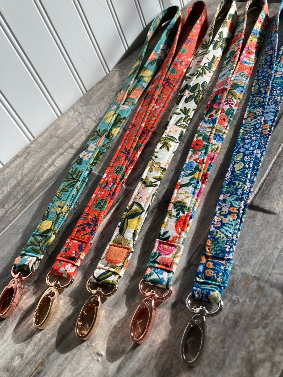 Rifle Paper Lanyard // Rifle Paper Co Badge Holder // Floral Teacher ID