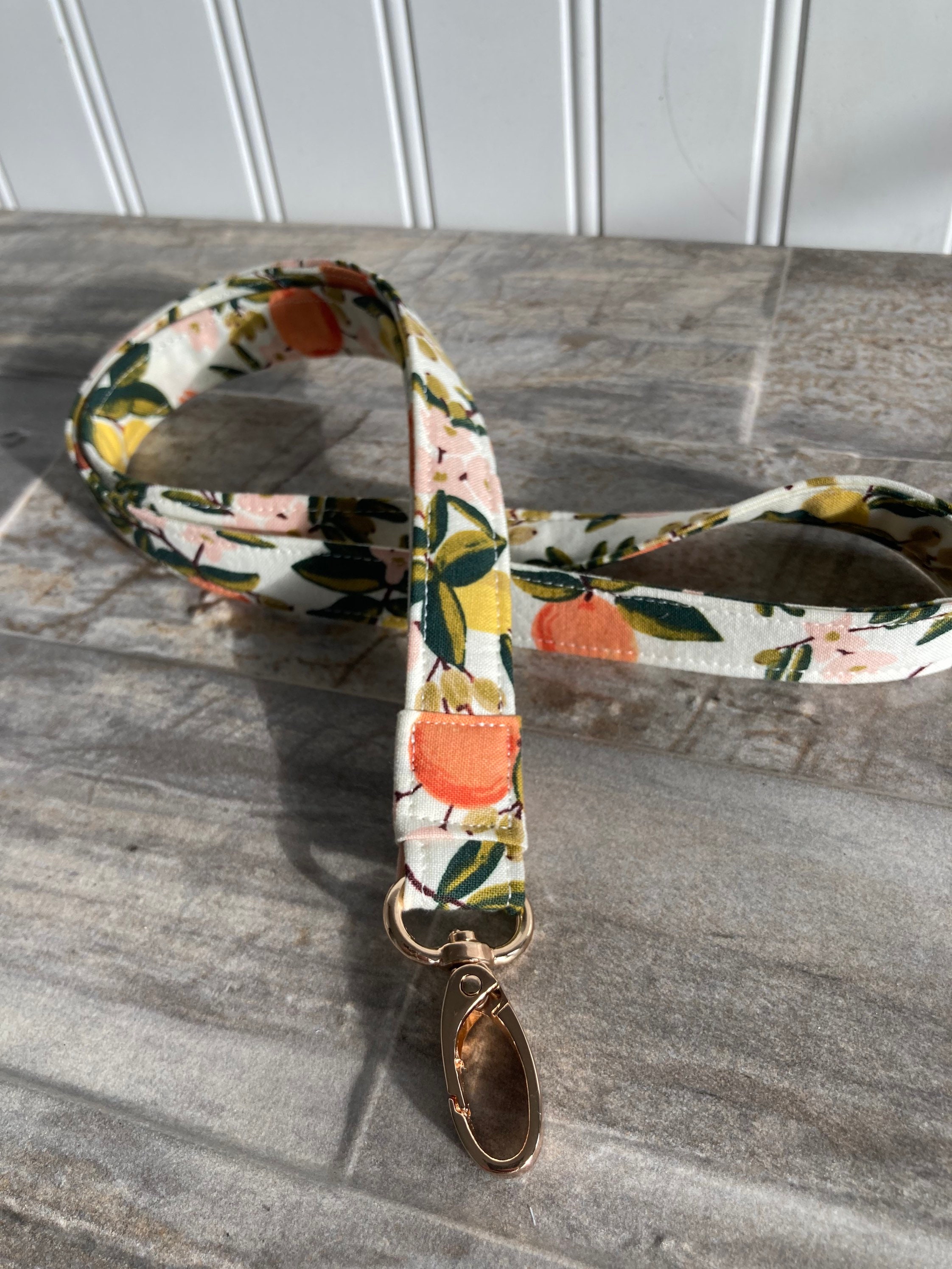 Rifle Paper Lanyard // Rifle Paper Co Badge Holder // Floral Teacher ID