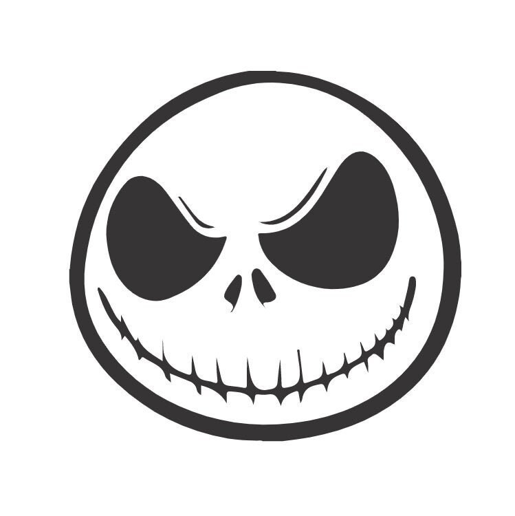 SVG file Jack Skellington Skeleton Head Nightmare before Christmas Po…