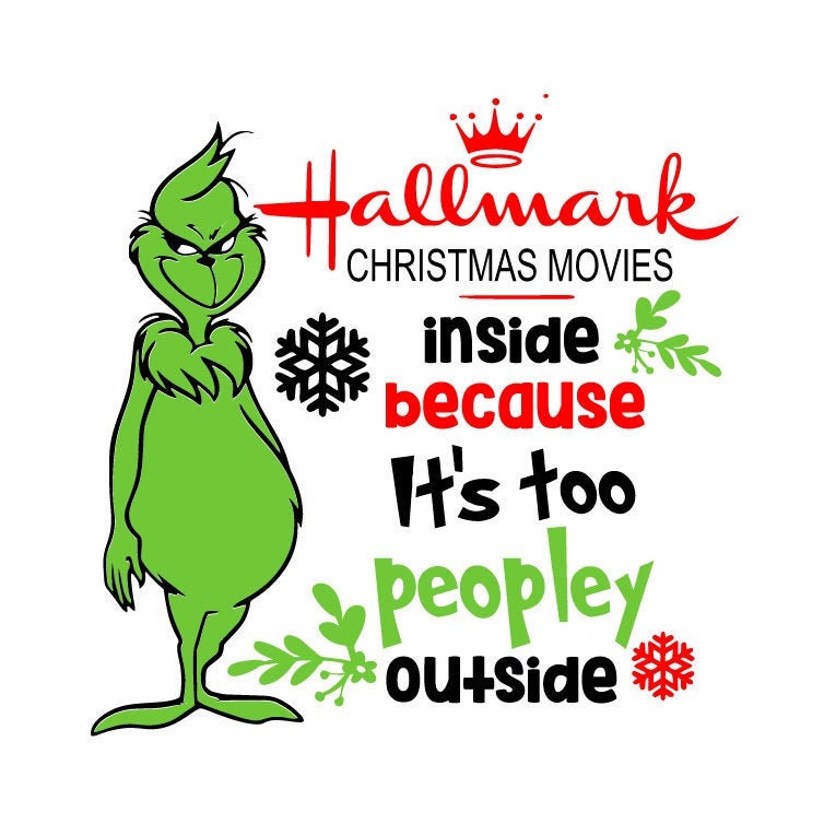 SVG file Full Color Hallmark Christmas Movies Inside Mr Grinch Dr Sue…