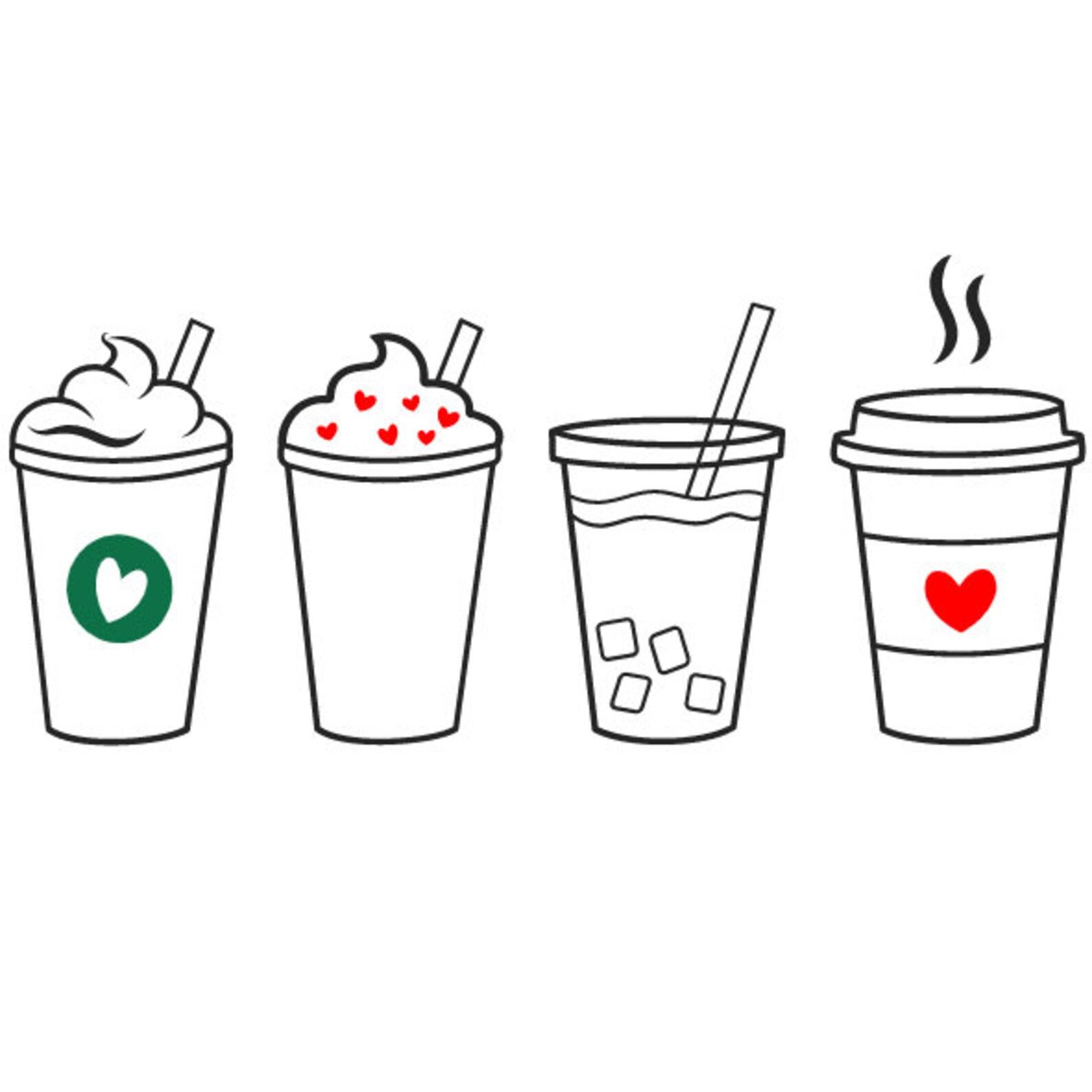 Starbucks Coffee Cold Cup Svg Template 3 Free Svgs St vrogue.co