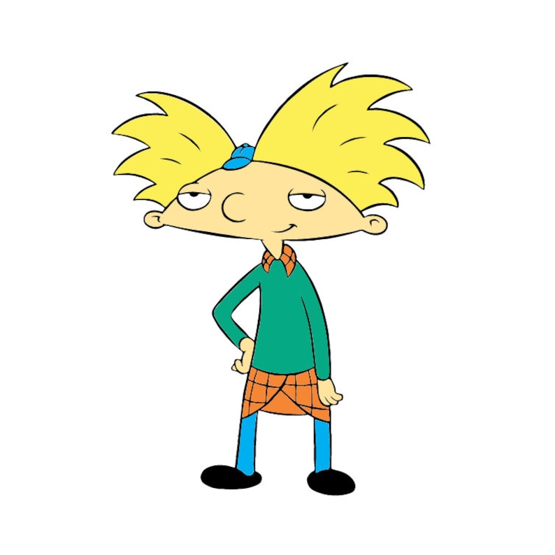 SVG File Full Color Hey Arnold Football Head Nickelodeon Nick Etsy