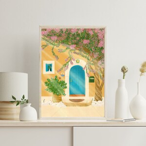 Blue Door - Digital Print Instant Download Art - Wall Decor