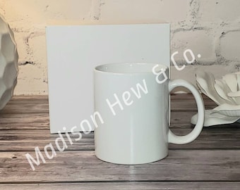 Blank Sublimation Coffee Mug  II  Sublimation Coffee Mug  II  Sublimation Mug