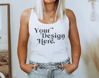 Next Level 1533 Mockup | Tank Mockup | Next Level 1533 Mockup White | Model Mockup | Tanktop Mockup | Tank Top Mock Up | Summer Mockup