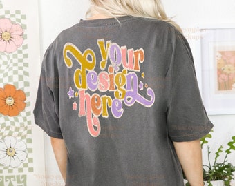 Comfort Colors C1717 Mockup | Pepper Comfort Colors C1717 | Spring Mockup | Easter Mockup | Summer Mockup | Oversized Shirt Mockup