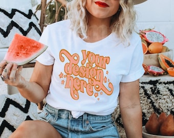 Bella Canvas 3001 Mockup | Bella Canvas White Shirt | Tshirt Mockup | White Shirt Mockup | Model Mockup | Summer Shirt Mock | Summer Mock