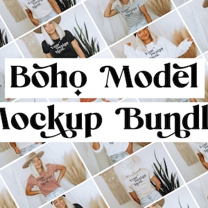 Bella Canvas 3001 Mockup Bundle | 3001 Mockup | Spring Mockup Bundle | Bella Canvas 3001 Print on Demand Mockup Bundle | Model Mockup Bundle