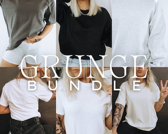 Punk Mockup Bundle | Baddie Mockup Bundle | Bella Canvas 3001 Bundle | Gildan 18000 Bundle | Shirt Mockup Bundle | Shop Starter Bundle