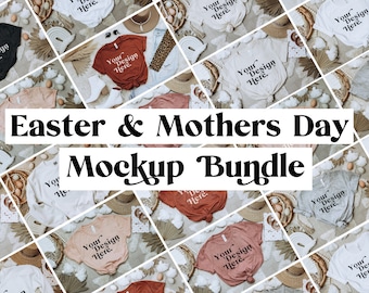 Bella Canvas 3001 Mockup Bundle / 3001 Mockup / Easter Mockup Bundle / Bella Canvas 3001 Stampa su richiesta / Mothers Day Mockup Bundle