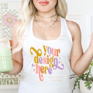 Next Level 1533 Mockup | Tank Mockup | Next Level 1533 Mockup White | Spring Mockup | Tanktop Mockup | Tank Top Mock Up | Summer Mockup