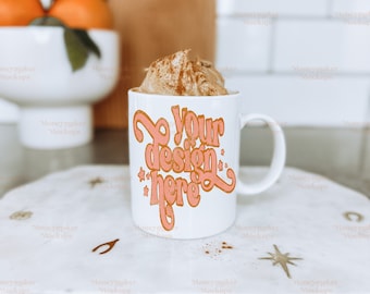 Kaffeebecher Mockup | Weiße Tasse Mockup | 11 Unzen weiße Tasse Mockup | Kaffeetasse Mockup | Weiße Kaffeetasse Mockup | Tasse Mock Up | Leere Tasse Mockup