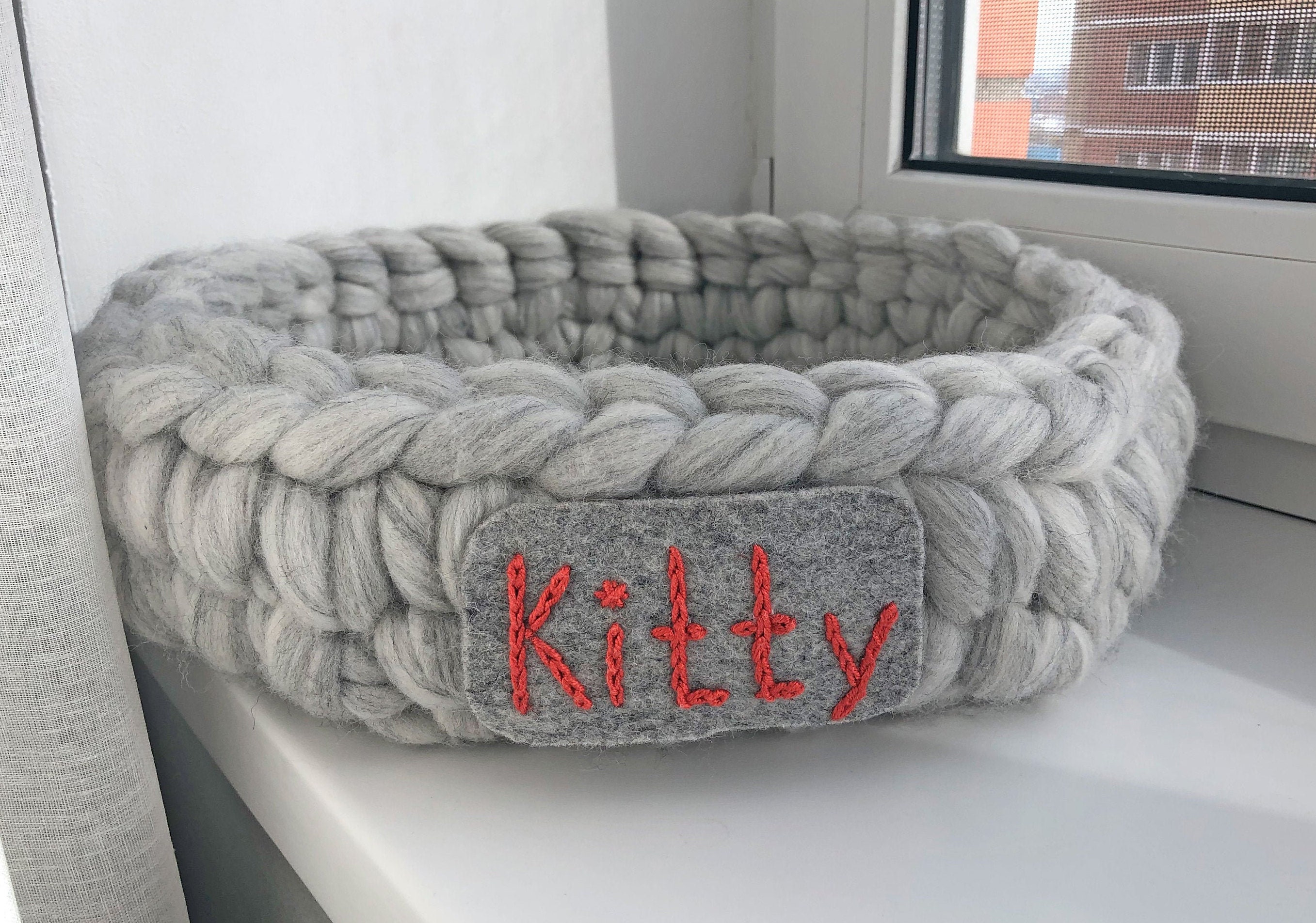 Personalized cat bed modern pet furniture cat couch or nest Etsy