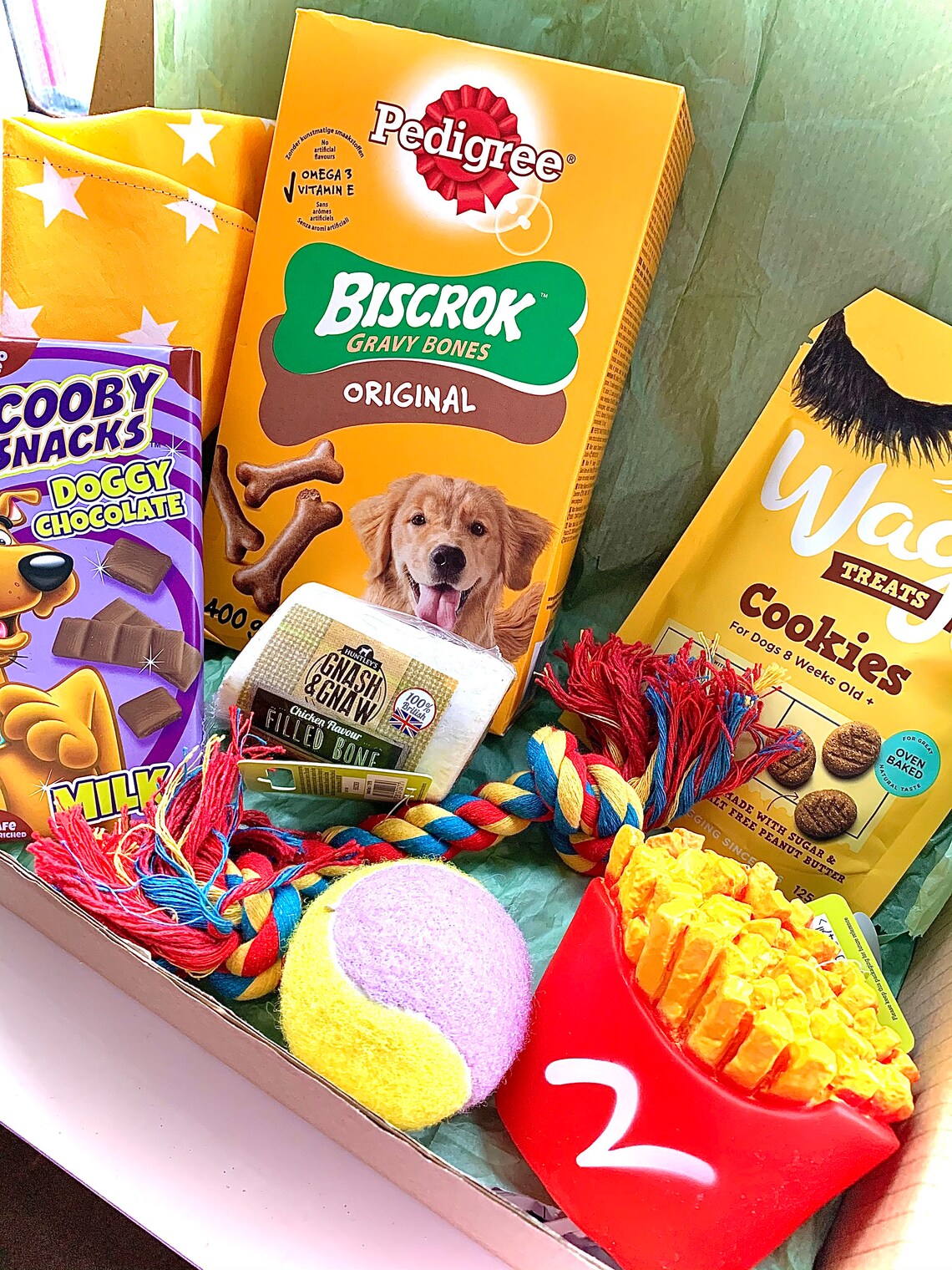 Dog gift box// dog birthday present// new dog present// doggy Etsy