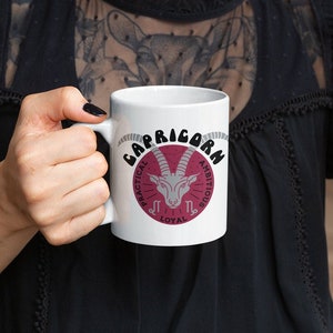Steinbock Sternzeichen Becher, Sternzeichen Kaffeebecher, Astrologie Becher, Steinbock Geburtstagsgeschenk, Steinbock Sternbild Becher, Steinbock Horoskop