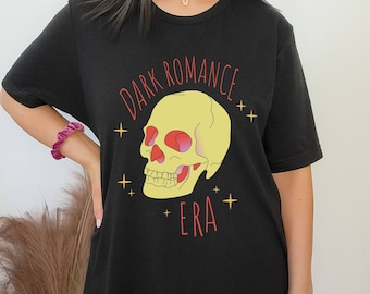 Dark Romance Era, Booktok Villian Era Bookish Book Lover Romance Smut Fantascienza Lettore Bookworm Club Enemies to Lovers Merch Skull Booktrovert