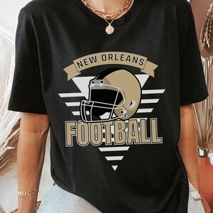 New Orleans Football Shirt, Vintage Style New Orleans Football TShirt, Retro 90s New Orleans Shirt, New Orleans Louisiana Sports Fan