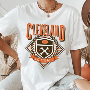 Cleveland Football Shirt, Vintage Style Cleveland Football TShirt, Cle Brownies, Cle Team Shirt, Cleveland Ohio