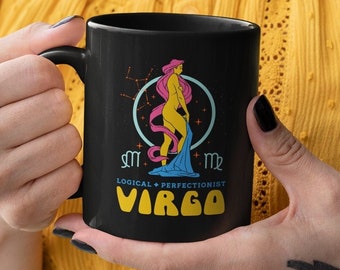 Virgo Mug, Zodiac 11 oz Coffee Mug, Virgo Constellation Astrology Mug, Virgo Birthday Gift, Virgo Horoscope, August September Birthday