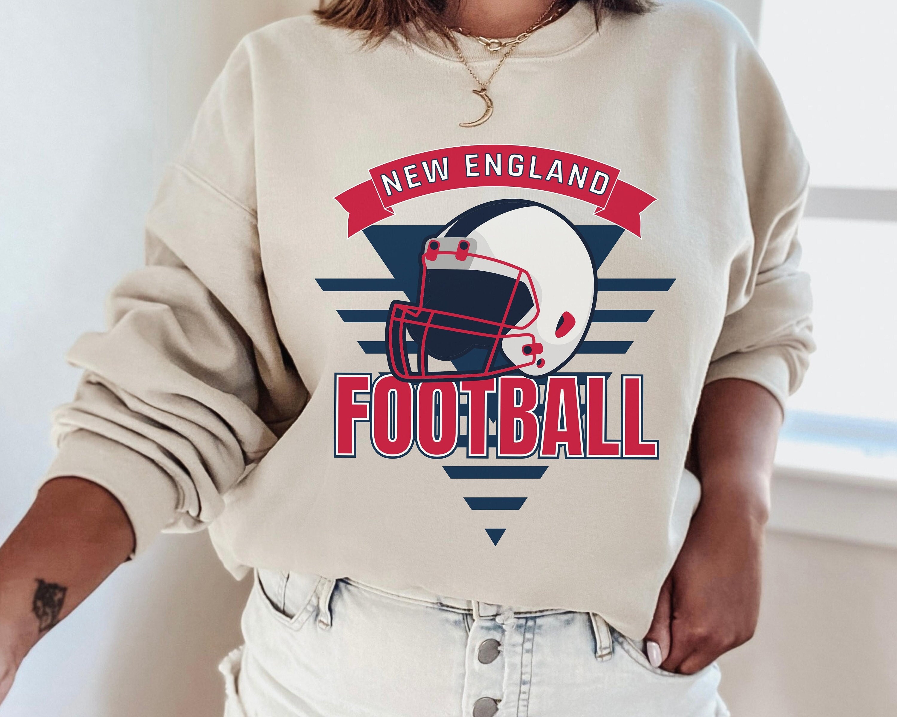Buy Retro New England Football Sweatshirt Vintage Style New Online in India  - Etsy