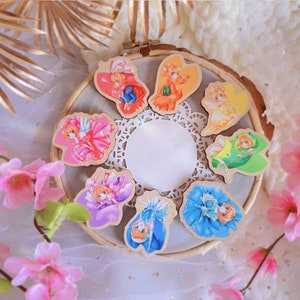 NEW CARDCAPTOR SAKURA pines de madera, círculo de colores, pin decorativo, Cardcaptor pin, Sakura Cazadora de Cartas pin bonito