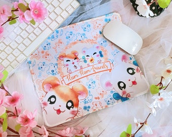 Alfombrilla HAMTARO, Alfombrilla, alfombra Hamtaro, Lacitos, lindo, hamster, ham-ham, anime, aesthetic, setup, oc, escritorio, kawaii, pc