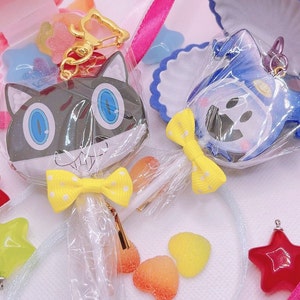 Persona 5 Keychains, Persona 5 charms, Persona 5 lollipop charm, Persona 5 Morgana, Persona 5 Jack Frost, Persona 5 Lollipop Keychain