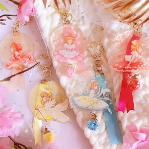 Cardcaptor Sakura Llaveros, Sakura encanto, Sakura Amuletos, Cardcaptor llavero, Cardcaptor, Sakura Cazadora de Cartas llavero