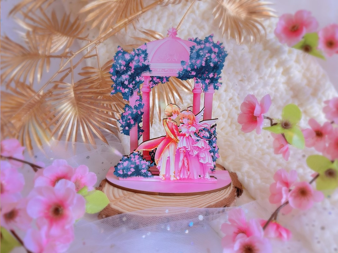 NEW CARDCAPTOR SAKURA Kinomoto Wood Standee, Syaoran Li Stand ...