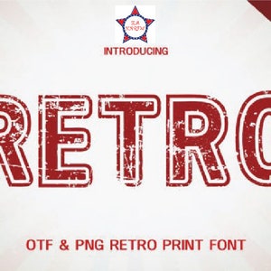 RETRO FONT, Funky Font, Retro Typeface, Vintage font, Stylish Groovy Fonts, 70s oldschool Fonts, 90s, 80s, 70s, 60s Script