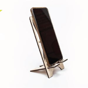 Geometric Phone Stand Laser Cut SVG | Cell Phone Stand SVG Bundle, Laser cut files, Gloworge, Phone stand cut files, Instant download.