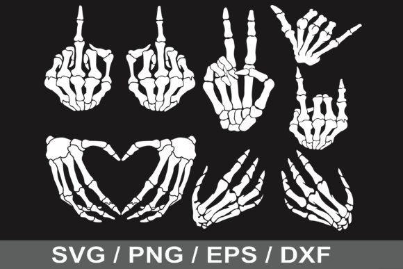 Peace sign skull hand - Etsy 日本