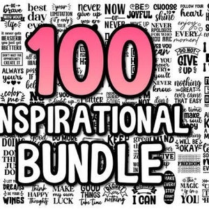 MOTIVATIONAL QUOTES SVG| Handlettering svg| Inspirational Quotes Svg| Svg files for Cricut| Svg Designs| Svg Bundle| Instant download.