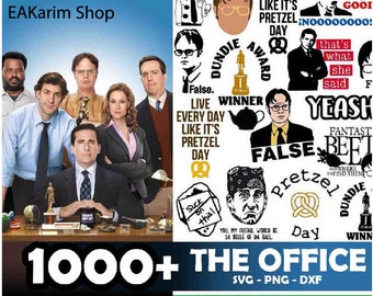 THE OFFICE SVG, The Office Svg Bundle, Michael Scott svg, Dunder Mifflin svg, The Office Clipart, The Office, Tv Show Svg