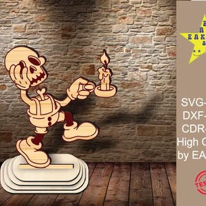 3D Halloween Glowforge SVG Halloween Haunted House Mansion Laser Cut File SVG For Glowforge, Png, Dxf, Cdr, Eps, Pdf