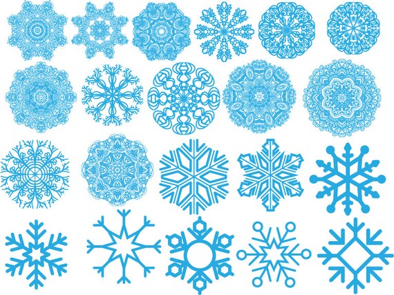 Adesivi In Vinile Oracal – Fiocchi Di Neve Piccoli – Set Di 4 Fogli
