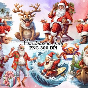 Clipart drôle de Père Noël, clipart du Père Noël, clipart du Père Noël, clipart de Noël, png de Noël, qualité Hgh, téléchargement instantané, utilisation commerciale