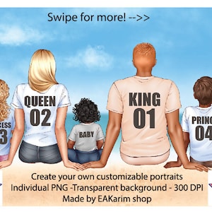 CLIPART FAMILLE, fichiers Png famille, fichier coupé famille, lot famille, clipart famille, conception de famille, fête des pères, svg maman papa, groupes de familles
